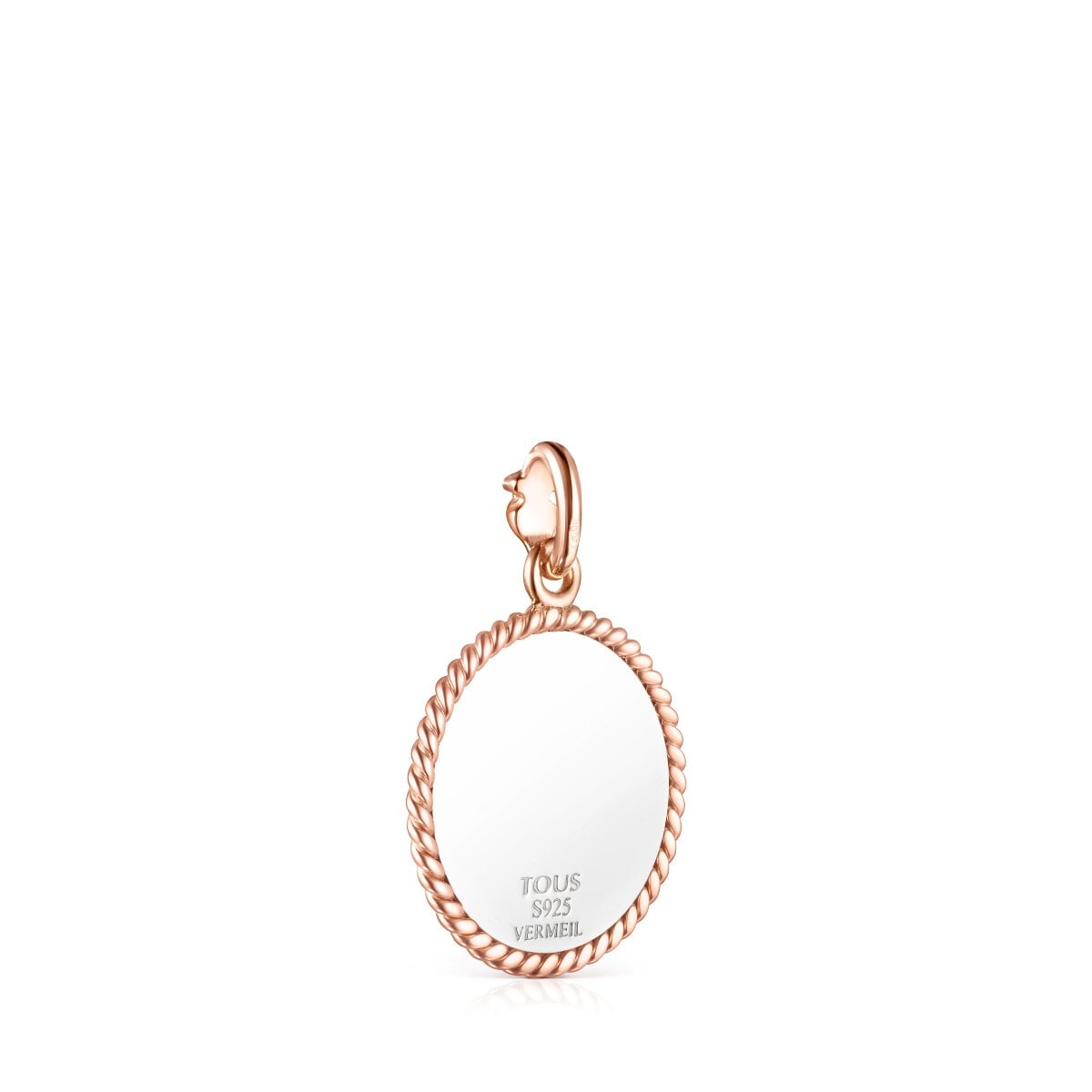 Silver and Rose Silver Vermeil Minne Pendant