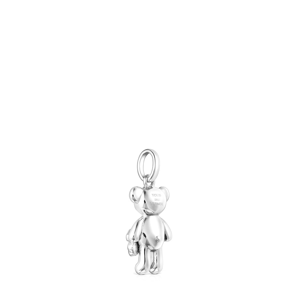 Colgante pequeño oso de plata Teddy Bear image number 2