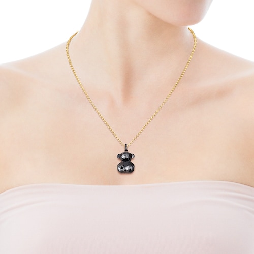 Medium Dark Silver Sketx Pendant