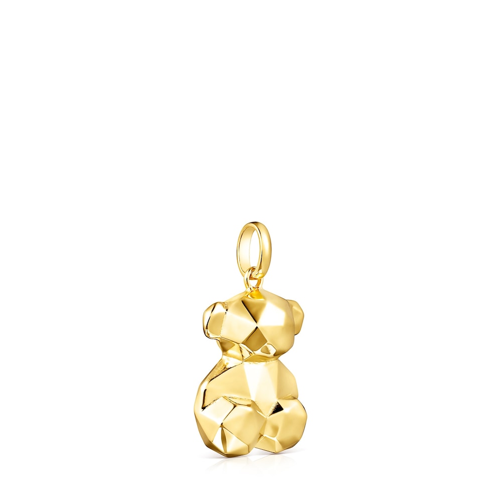 Colgante mediano con baño de oro 18 kt sobre plata Sketx image number 1