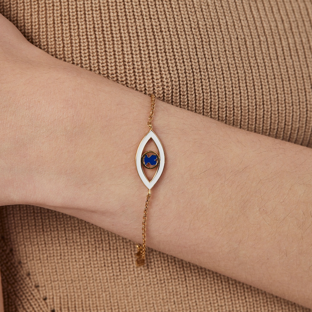 Silver Vermeil TOUS Good Vibes eye Bracelet