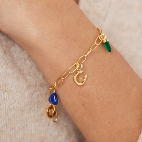 Pulseira TOUS Good Vibes em Prata Vermeil com Pedras Preciosas