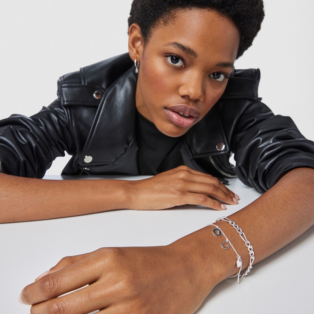 Silver TOUS Good Vibes Bracelet