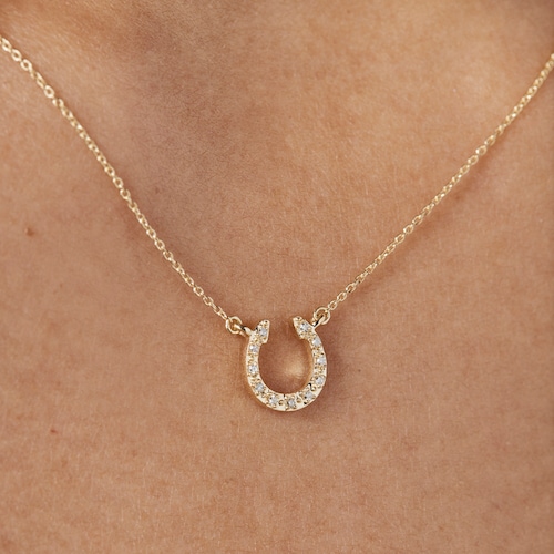 Collier TOUS Good Vibes fer &agrave; cheval en Or et Diamants