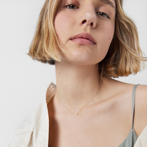 Collier TOUS Good Vibes &oelig;il en Or et Diamants