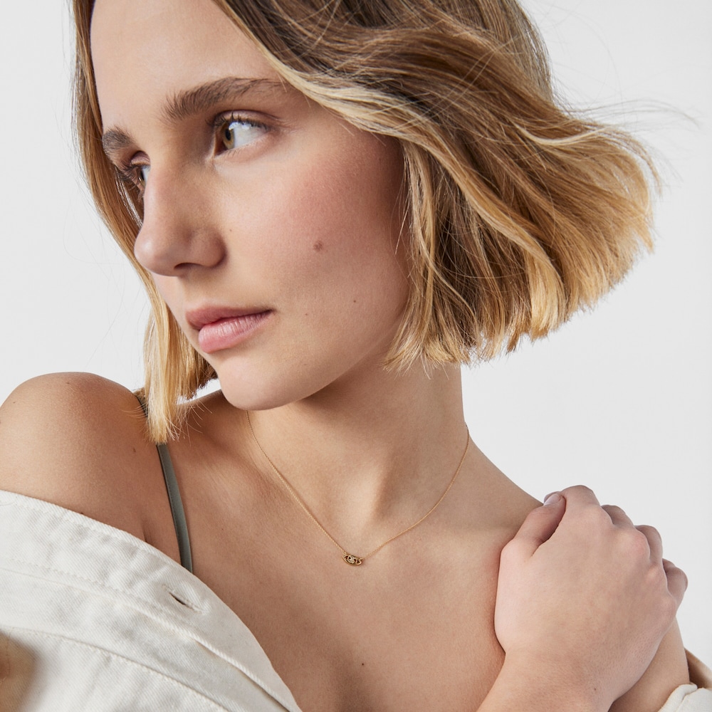 Collar ojo de oro y diamantes TOUS Good Vibes