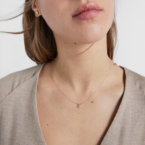Collar trébol de oro y diamantes TOUS Good Vibes