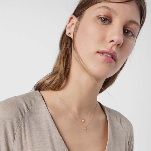 Collar trébol de oro y diamantes TOUS Good Vibes