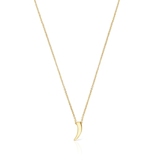 Gold TOUS Good Vibes cornucopia Necklace
