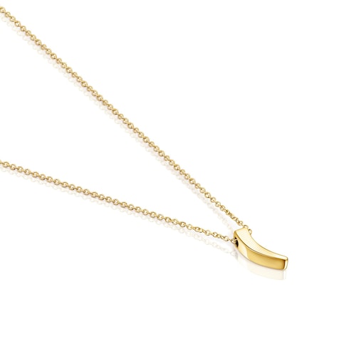 Gold TOUS Good Vibes cornucopia Necklace