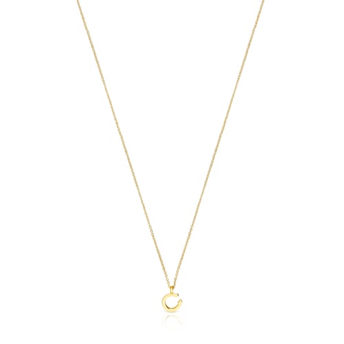 Gold TOUS Good Vibes horseshoe Necklace