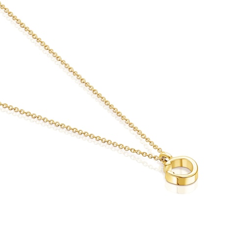 Gold TOUS Good Vibes horseshoe Necklace