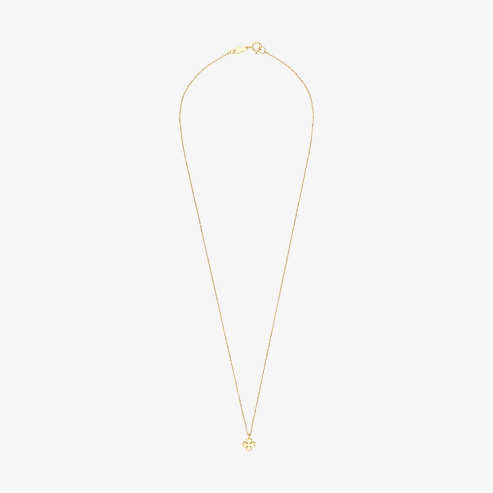 Collar tr&eacute;bol de oro 18K TOUS Good Vibes