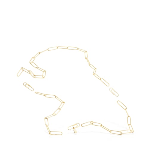 Silver Vermeil TOUS Good Vibes Necklace