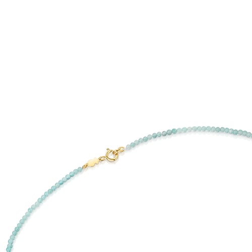 Silver Vermeil TOUS Good Vibes tree Necklace with Quartzites