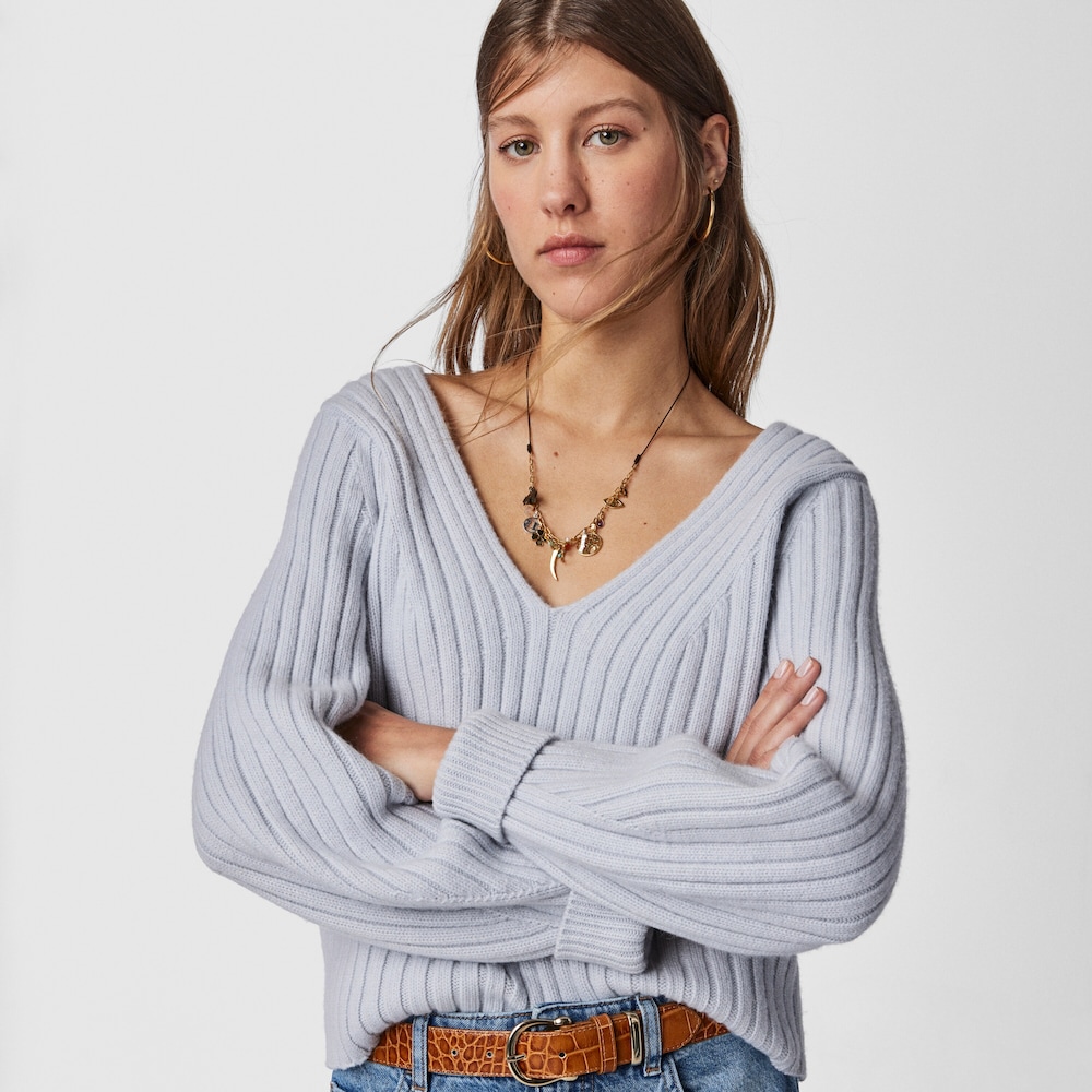 18K gold vermeil TOUS Good Vibes Necklace with Gemstones and brown Cord