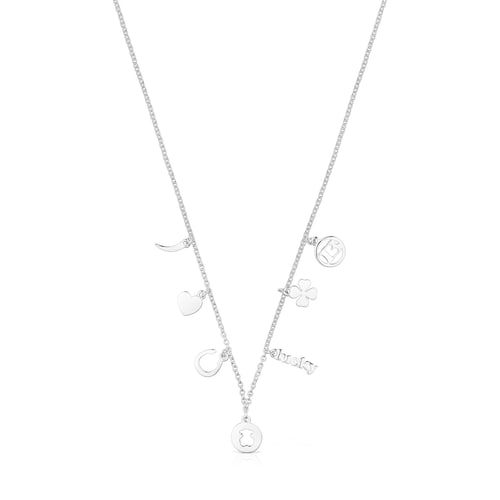 Collier TOUS Good Vibes &oelig;il en Argent