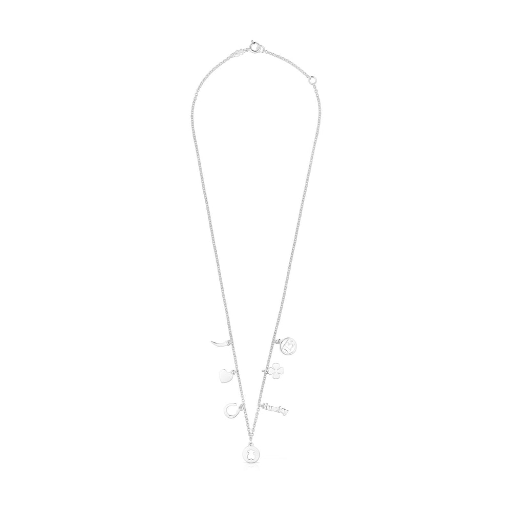 Collier TOUS Good Vibes &oelig;il en Argent