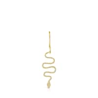 1-2 Pendiente serpiente de oro y diamantes TOUS Good Vibes