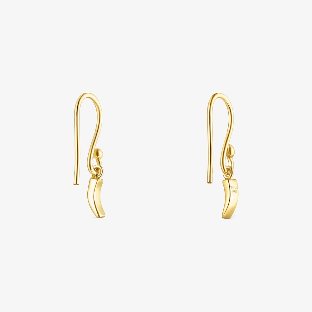 Pendientes cuerno de oro TOUS Good Vibes