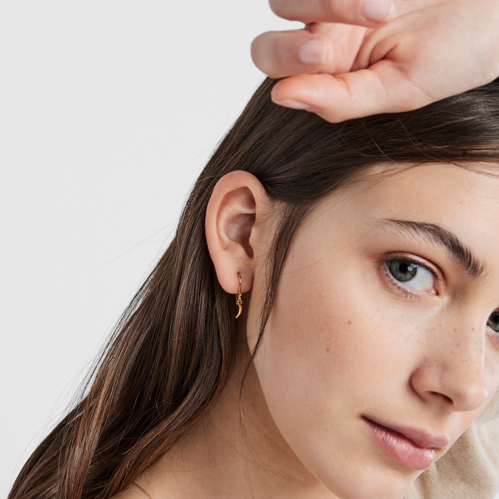 Pendientes cuerno de oro TOUS Good Vibes