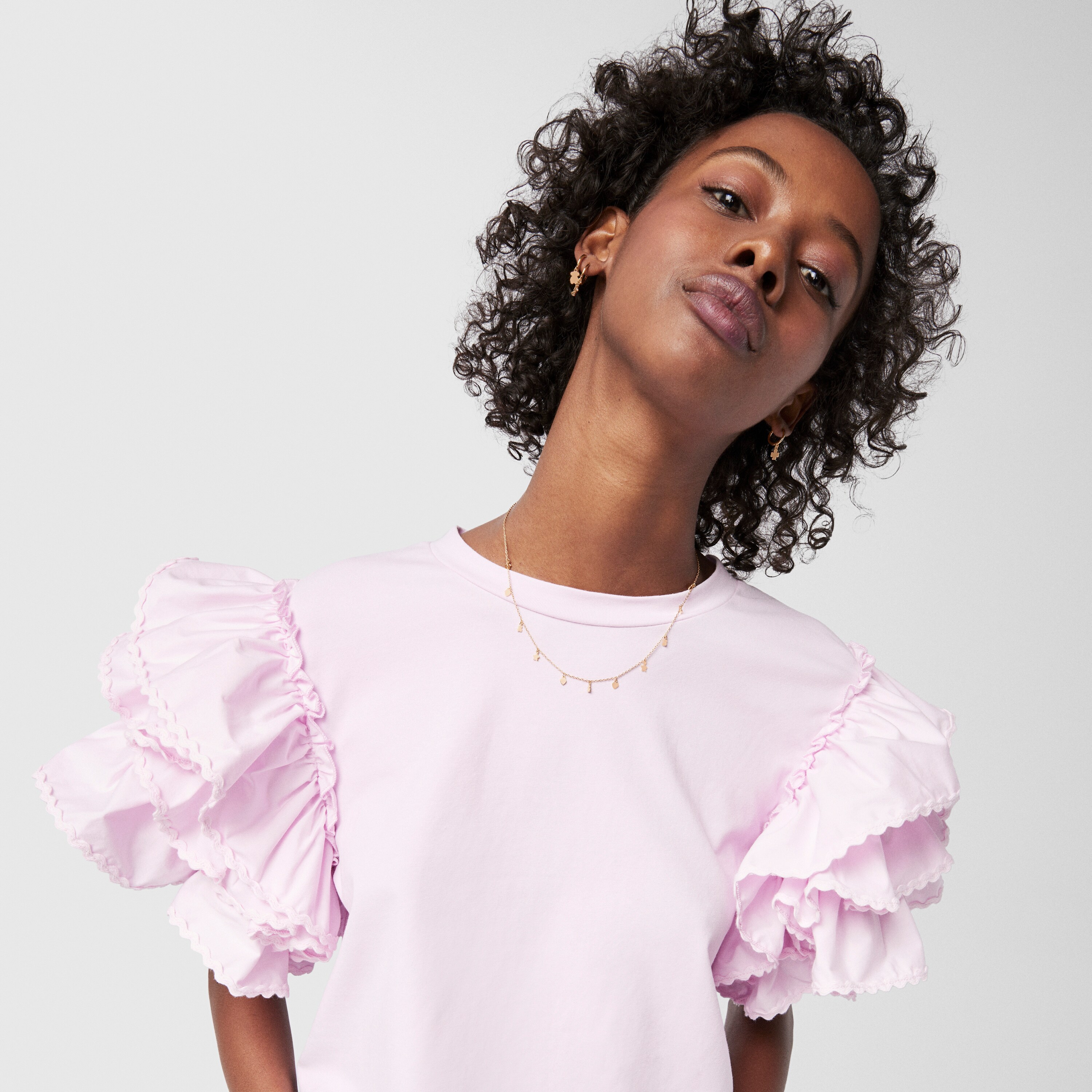 Silver Vermeil TOUS Good Vibes Hooped earring Set