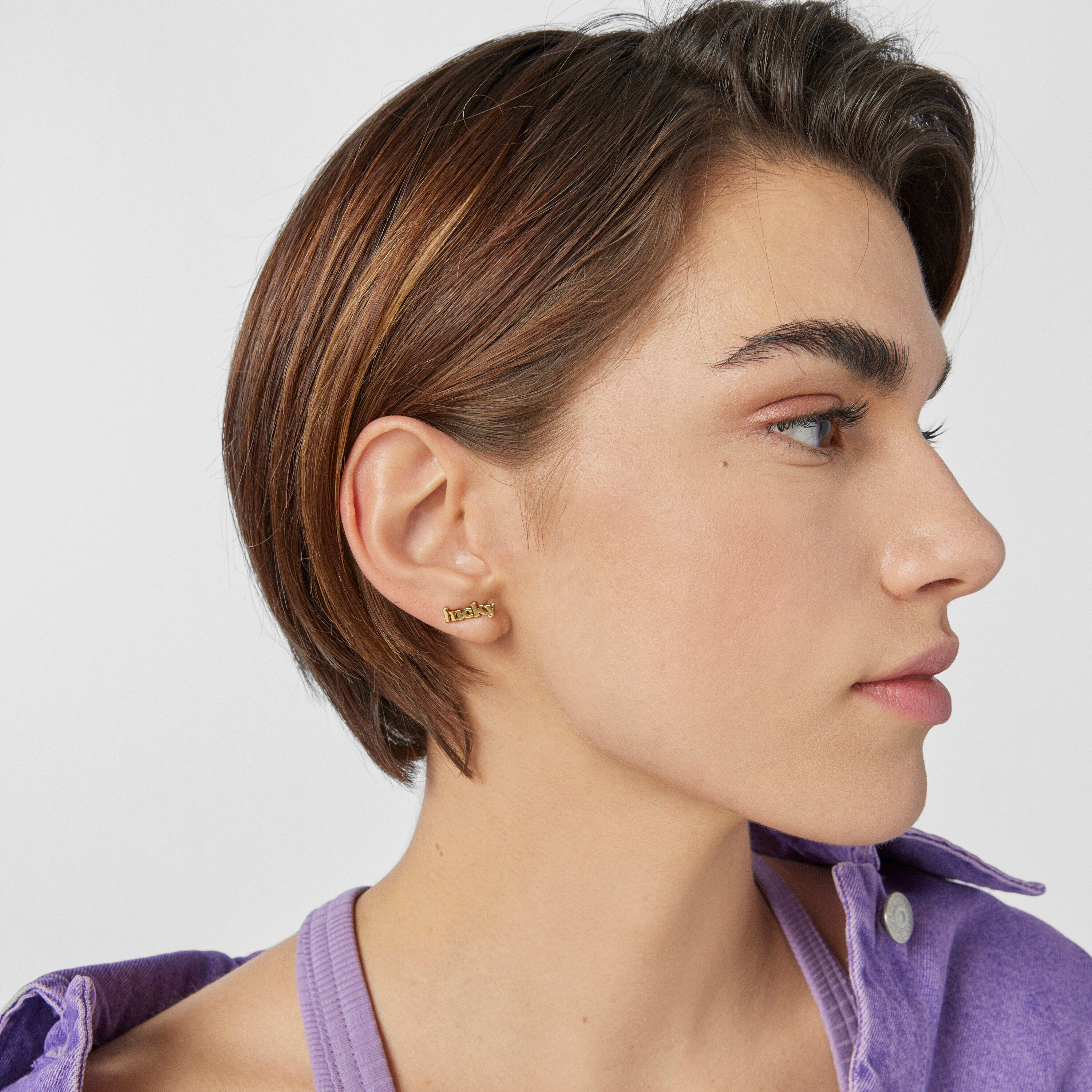 Silver Vermeil, Silver and Dark Silver TOUS Good Vibes Earrings with Gemstones