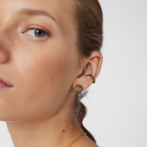 Boucles d&rsquo;oreilles TOUS Good Vibes en Argent Vermeil et Pierres Pr&eacute;cieuses