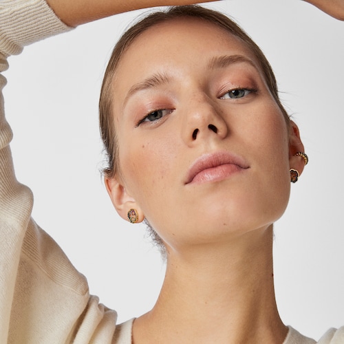 Boucles d&rsquo;oreilles TOUS Good Vibes en Argent Vermeil et Pierres Pr&eacute;cieuses