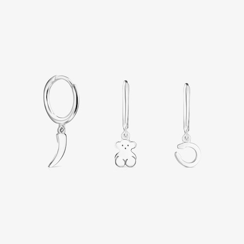 Pack Criollas de plata TOUS Good Vibes