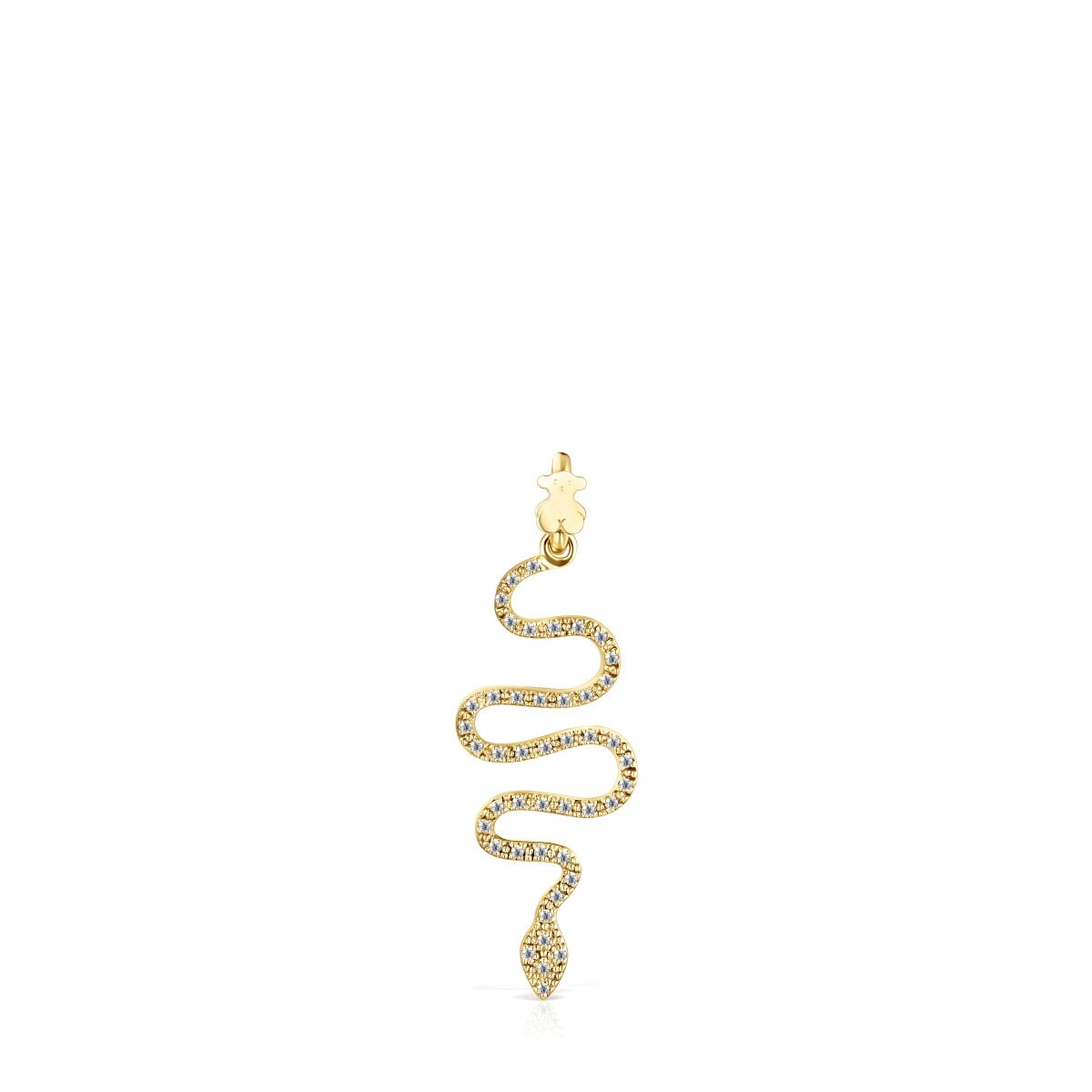 Colgante serpiente de oro y diamantes TOUS Good Vibes image number 0