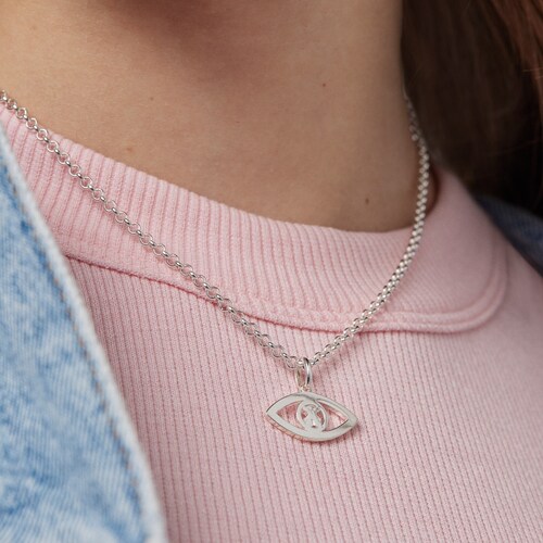 Pendentif TOUS Good Vibes &oelig;il en Argent