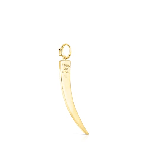 Silver Vermeil TOUS Good Vibes cornucopia Pendant