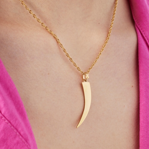 Silver Vermeil TOUS Good Vibes cornucopia Pendant