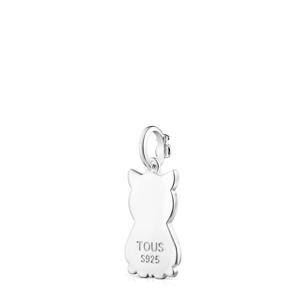 Silver TOUS Good Vibes owl Pendant