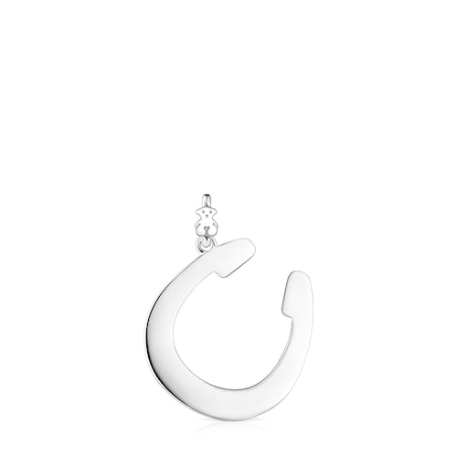 Silver TOUS Good Vibes horseshoe Pendant image number 0