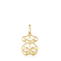 Colgante de oro y perlas Costura