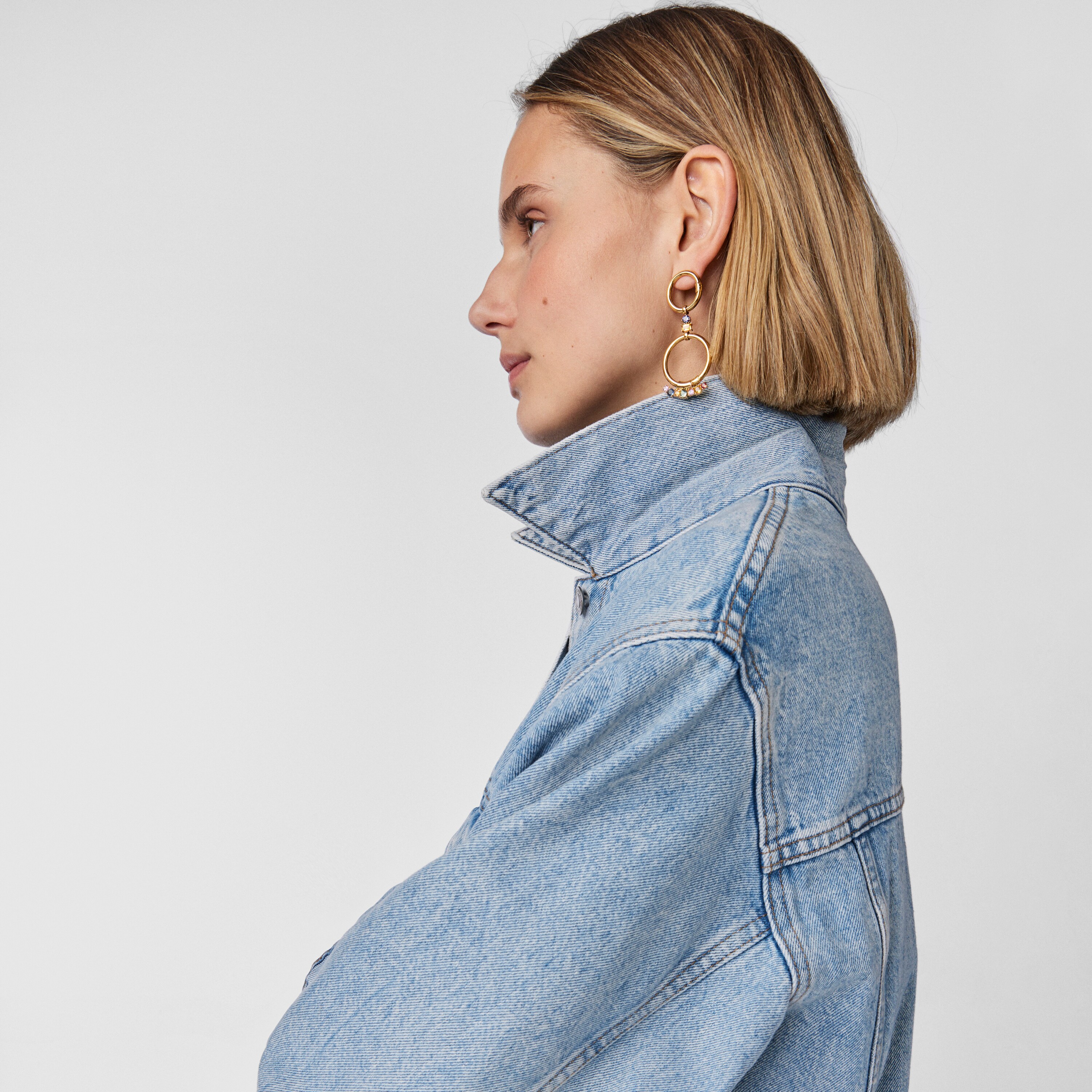 Silver Vermeil Glaring Pendant with multicolored Sapphires