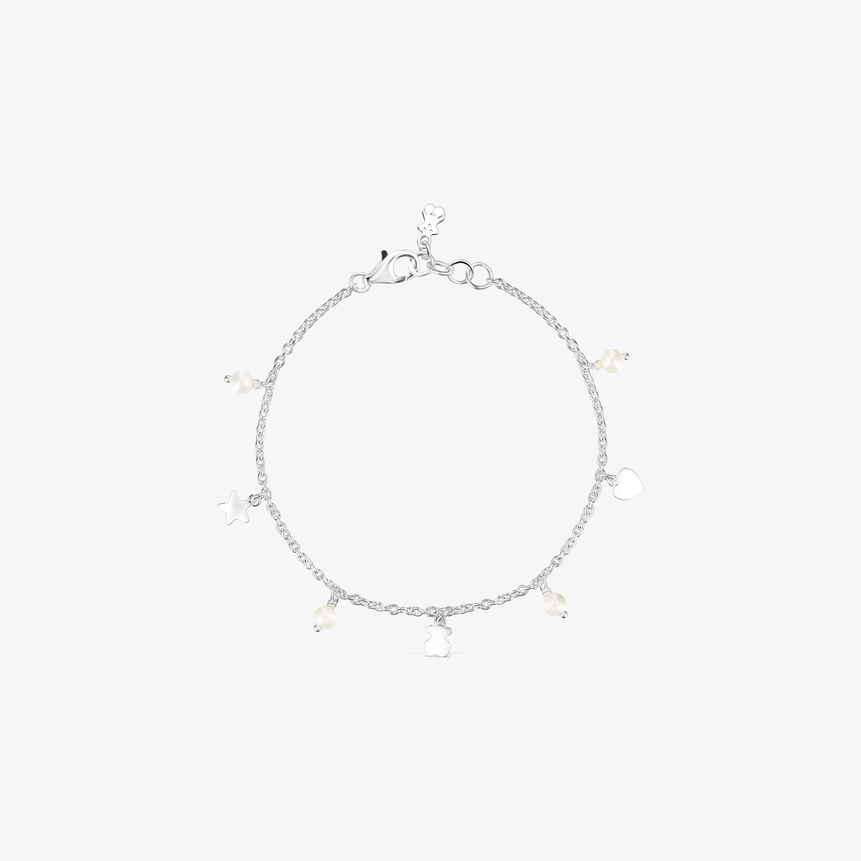 Silver and Pearls Cool Joy Bracelet