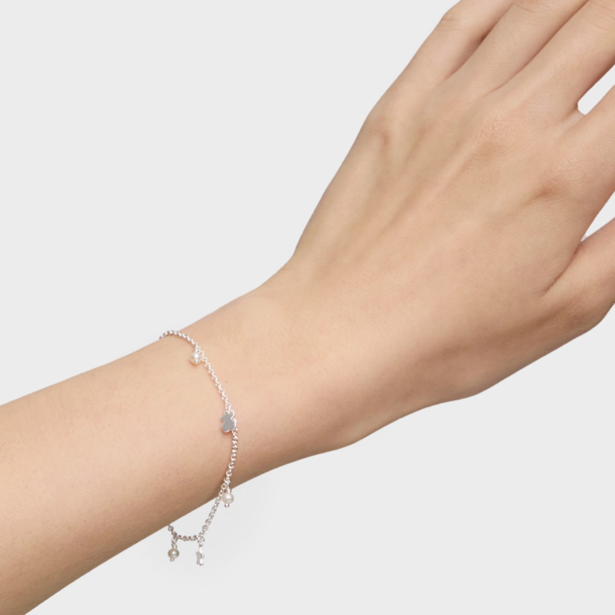 Pulsera de plata y perlas Cool Joy