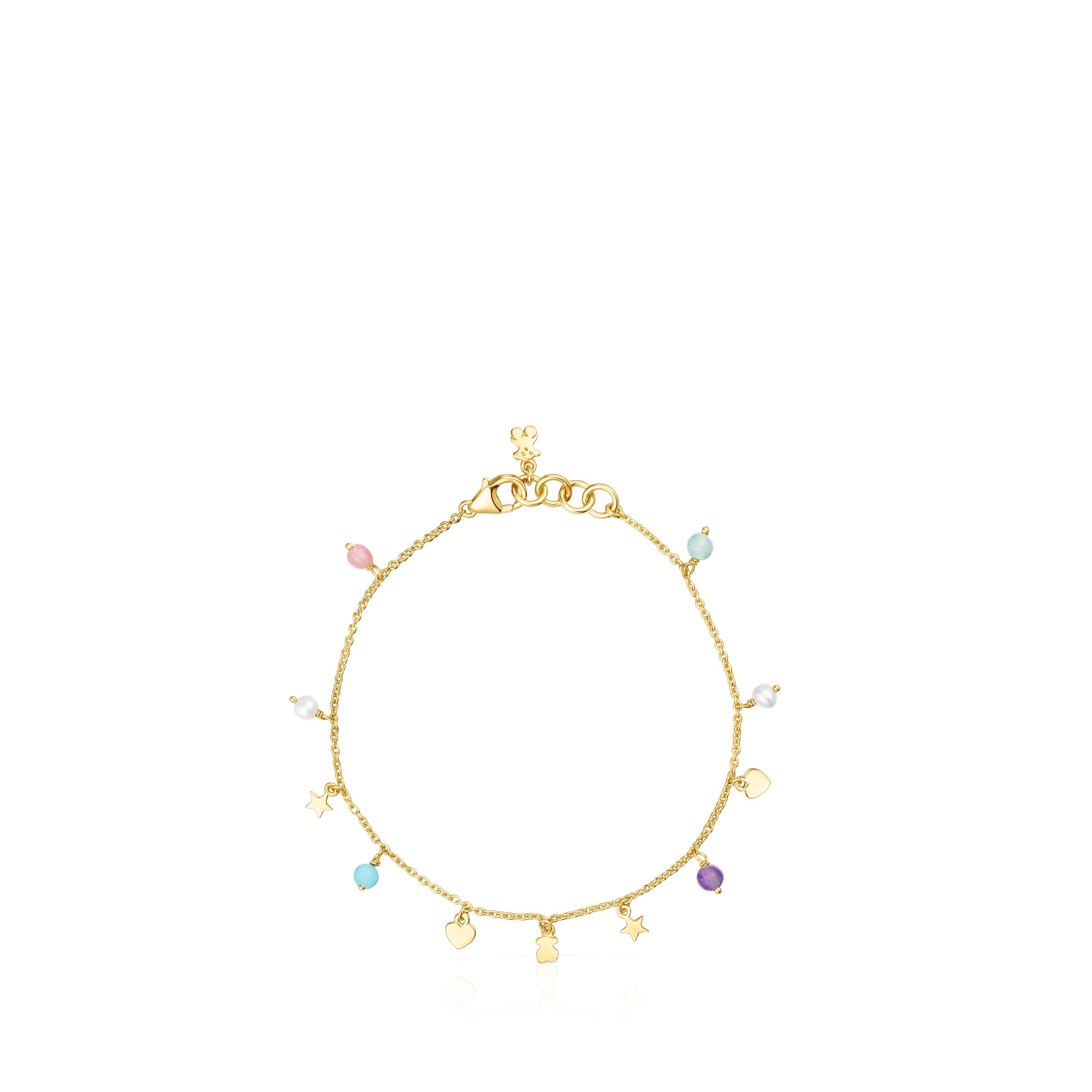 Silver Vermeil Cool Joy Bracelet with Gemstones