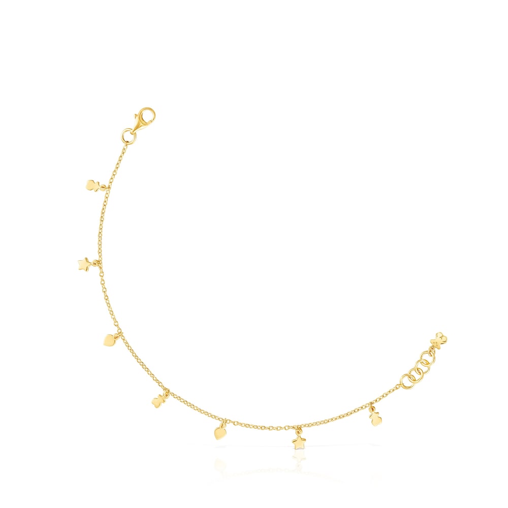 Pulsera con baño de oro 18 kt sobre plata Cool Joy