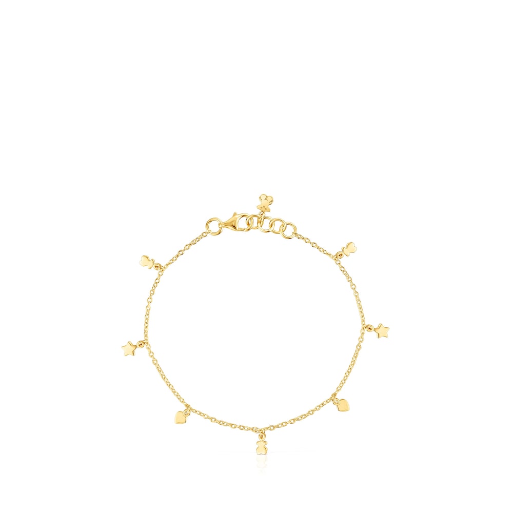 Pulsera con baño de oro 18 kt sobre plata Cool Joy Pulsera con baño de oro 18 kt sobre plata Cool Joy