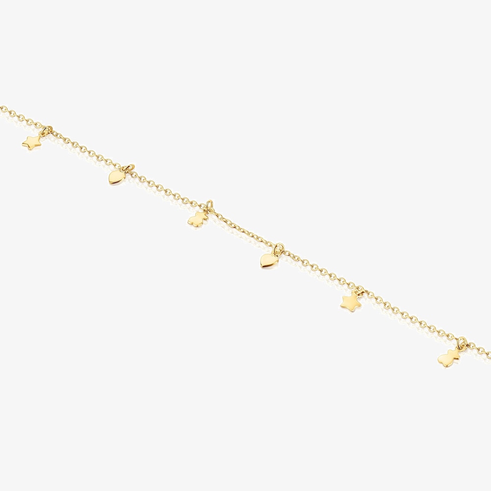 Pulsera con ba&ntilde;o de oro 18 kt sobre plata Cool Joy