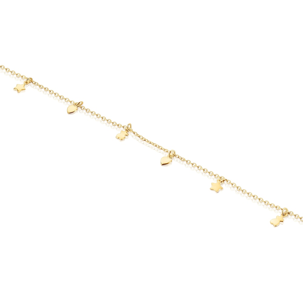 Pulsera con baño de oro 18 kt sobre plata Cool Joy Pulsera con baño de oro 18 kt sobre plata Cool Joy