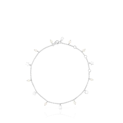 Silver and Pearls Cool Joy Anklet