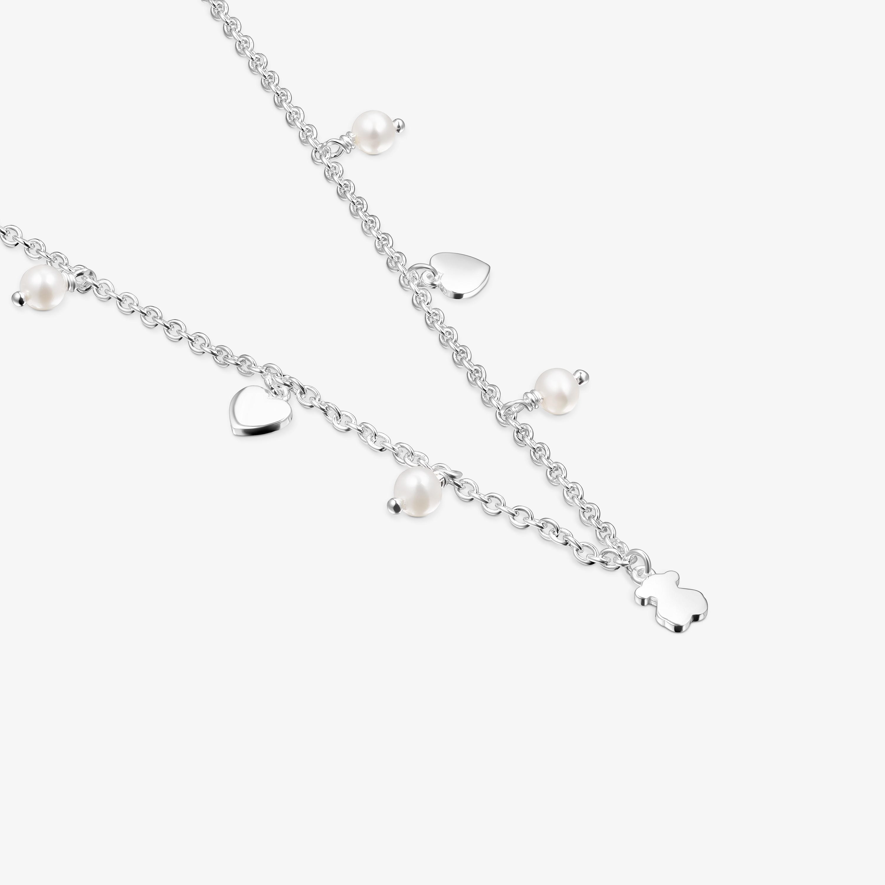 Silver and Pearls Cool Joy Necklace