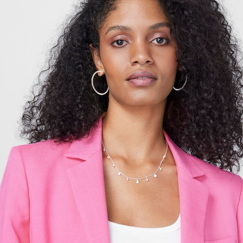 Silver and Pearls Cool Joy Necklace
