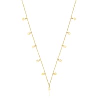 Collar con baño de oro 18 kt sobre plata Cool Joy