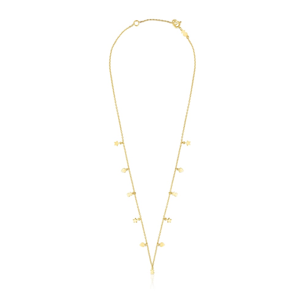 Collar con baño de oro 18 kt sobre plata Cool Joy